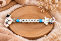 Attache-tétine personnalisée avec prénom 🧸
